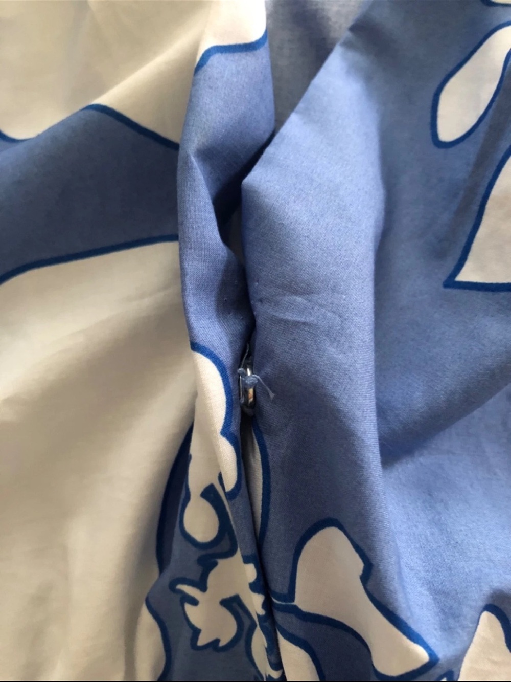 Nicole Miller blue midi dress 🦋 💙 size XL - Picture 6 of 10